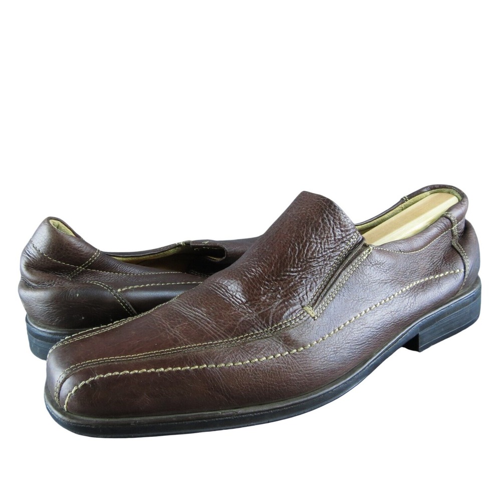 Sandro Moscoloni Men's Loafer Brown Leather Size 12M Gently Used 2025